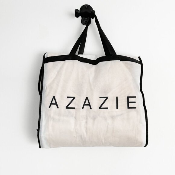 Azazie Omari Champagne A-Line Bridesmaid Dress - Size 24 - Picture 13 of 13